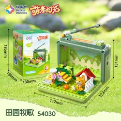 JIALE SPECIAL 54030 THỜI GIAN ĐÁNG YÊU MỤC VỤ bộ đồ chơi xếp lắp ráp ghép mô hình 293 khối