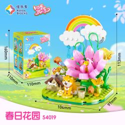 JIALE SPECIAL 54019 CÂU CHUYỆN CÁC MÙA KHU VƯỜN XUÂN bộ đồ chơi xếp lắp ráp ghép mô hình 211 khối