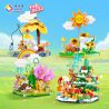 JIALE SPECIAL 54019 CÂU CHUYỆN CÁC MÙA KHU VƯỜN XUÂN bộ đồ chơi xếp lắp ráp ghép mô hình 211 khối