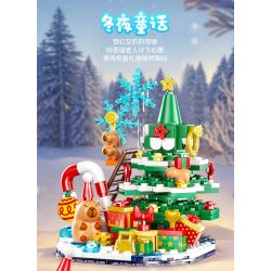 JIALE SPECIAL 54020 CHUYỆN CÁC MÙA CHIỀU HẠ bộ đồ chơi xếp lắp ráp ghép mô hình 186 khối