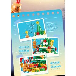 JIALE SPECIAL 54020 CHUYỆN CÁC MÙA CHIỀU HẠ bộ đồ chơi xếp lắp ráp ghép mô hình 186 khối