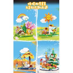 JIALE SPECIAL 54020 CHUYỆN CÁC MÙA CHIỀU HẠ bộ đồ chơi xếp lắp ráp ghép mô hình 186 khối