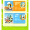 JIALE SPECIAL 54020 CHUYỆN CÁC MÙA CHIỀU HẠ bộ đồ chơi xếp lắp ráp ghép mô hình 186 khối