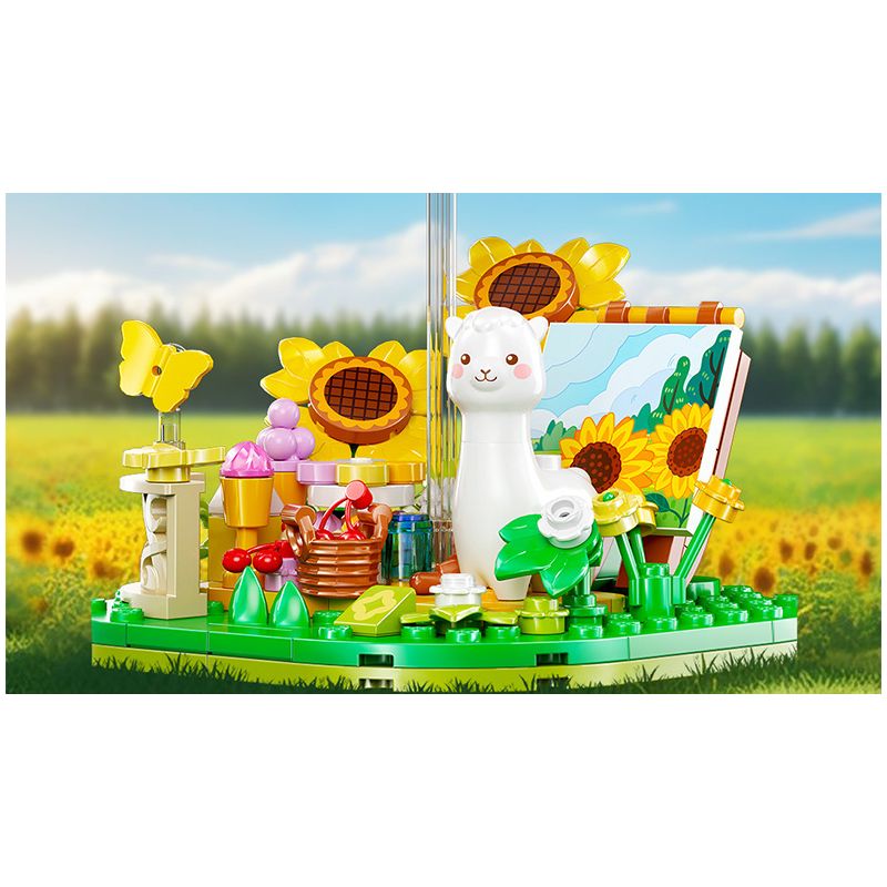 JIALE SPECIAL 54020 CHUYỆN CÁC MÙA CHIỀU HẠ bộ đồ chơi xếp lắp ráp ghép mô hình 186 khối