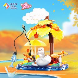 JIALE SPECIAL 54021 TRUYỆN BỐN MÙA NHỮNG ĐIỀU THÚ VỊ TRÊN CÁNH ĐỒNG THU bộ đồ chơi xếp lắp ráp ghép mô hình 129 khối