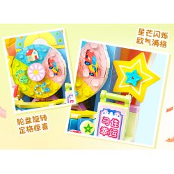 JIALE SPECIAL 54067 VÒNG QUAY NGỰA DỄ THƯƠNG SỐNG MAY MẮN bộ đồ chơi xếp lắp ráp ghép mô hình Creator Sáng Tạo