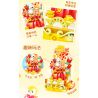 JIALE SPECIAL 54067 VÒNG QUAY NGỰA DỄ THƯƠNG SỐNG MAY MẮN bộ đồ chơi xếp lắp ráp ghép mô hình Creator Sáng Tạo