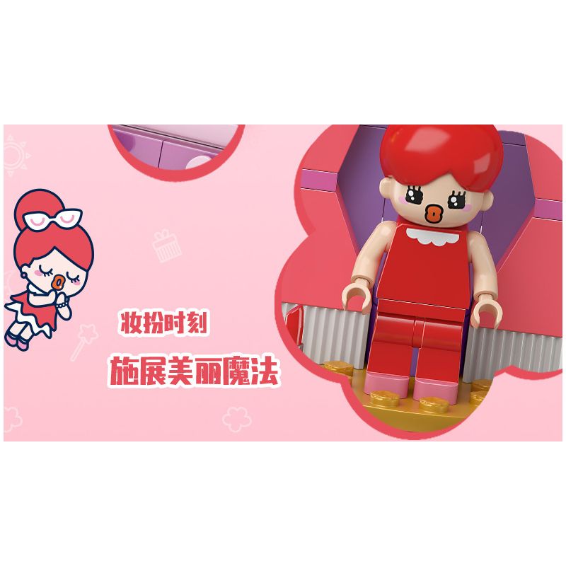 JIALE SPECIAL KB31020 31020 MANFUN FAMILY NGƯỜI TRỢ GIÚP DI ĐỘNG ANH EM KHÔNG GIAN TONY bộ đồ chơi xếp lắp ráp ghép mô hình Movie & Game Phim Và Trò Chơi