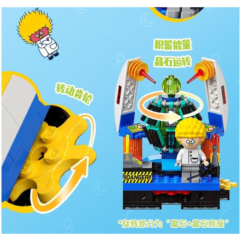 JIALE SPECIAL KB31020 31020 MANFUN FAMILY NGƯỜI TRỢ GIÚP DI ĐỘNG ANH EM KHÔNG GIAN TONY bộ đồ chơi xếp lắp ráp ghép mô hình Movie & Game Phim Và Trò Chơi