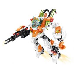 WANGE DR.LUCK 55171 non  NGƯỜI MÁY 1 ĐIỀU KHIỂN bộ đồ chơi xếp lắp ráp ghép mô hình Advanced Military Quân Đội Công Nghệ Cao 412 khối