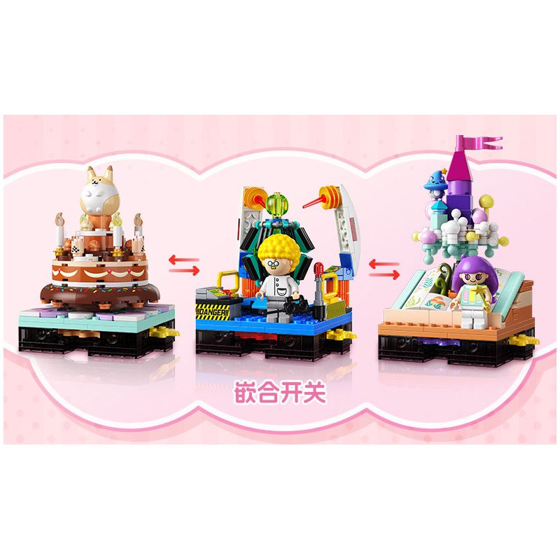 JIALE SPECIAL KB31020 31020 MANFUN FAMILY NGƯỜI TRỢ GIÚP DI ĐỘNG ANH EM KHÔNG GIAN TONY bộ đồ chơi xếp lắp ráp ghép mô hình Movie & Game Phim Và Trò Chơi