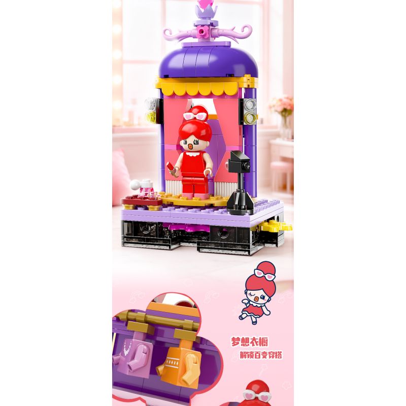 JIALE SPECIAL KB31020 31020 MANFUN FAMILY NGƯỜI TRỢ GIÚP DI ĐỘNG ANH EM KHÔNG GIAN TONY bộ đồ chơi xếp lắp ráp ghép mô hình Movie & Game Phim Và Trò Chơi