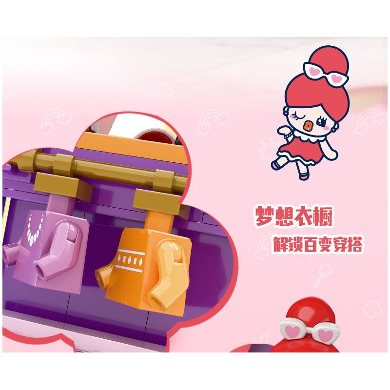 JIALE SPECIAL KB31020 31020 MANFUN FAMILY NGƯỜI TRỢ GIÚP DI ĐỘNG ANH EM KHÔNG GIAN TONY bộ đồ chơi xếp lắp ráp ghép mô hình Movie & Game Phim Và Trò Chơi