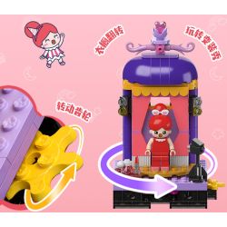 JIALE SPECIAL KB31021 31021 NIỀM VUI GIA ĐÌNH MANFAN NỮ THẦN TỦ QUẦN ÁO THUẬT QUAY TRÒN MẸ TRISI bộ đồ chơi xếp lắp ráp ghép mô hình Movie & Game Phim Và Trò Chơi