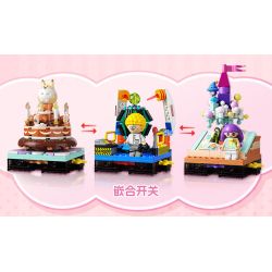 JIALE SPECIAL KB31021 31021 NIỀM VUI GIA ĐÌNH MANFAN NỮ THẦN TỦ QUẦN ÁO THUẬT QUAY TRÒN MẸ TRISI bộ đồ chơi xếp lắp ráp ghép mô hình Movie & Game Phim Và Trò Chơi