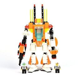 WANGE DR.LUCK 55171 non  NGƯỜI MÁY 1 ĐIỀU KHIỂN bộ đồ chơi xếp lắp ráp ghép mô hình Advanced Military Quân Đội Công Nghệ Cao 412 khối