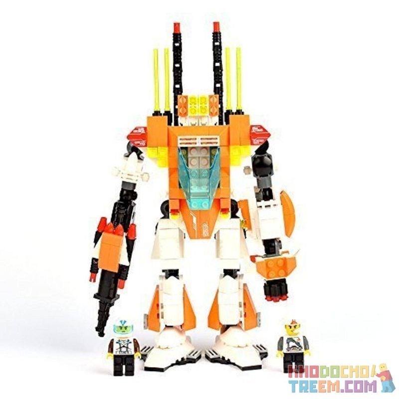 WANGE DR.LUCK 55171 non  NGƯỜI MÁY 1 ĐIỀU KHIỂN bộ đồ chơi xếp lắp ráp ghép mô hình Advanced Military Quân Đội Công Nghệ Cao 412 khối