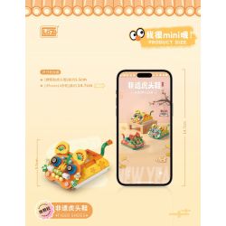 LOZ 8882 DI SẢN VĂN HÓA PHI VẬT THỂ GIÀY ĐẦU HỔ PHÙ HỘ MANG LẠI SỨC MẠNH bộ đồ chơi xếp lắp ráp ghép mô hình Creator Sáng Tạo 400 khối