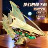 OJIGA 7624 PHI THUYỀN CÁNH ẢO LING QIONG bộ đồ chơi xếp lắp ráp ghép mô hình 1032 khối