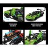 EIKEE Y10001 10001 XE THỂ THAO LAMBORGHINI ESSENZA SCV12 1:10 tỷ lệ 1:10 bộ đồ chơi xếp lắp ráp ghép mô hình Technic Kỹ Thuật Công Nghệ Cao Mô Hình Phương Tiện 1889 khối