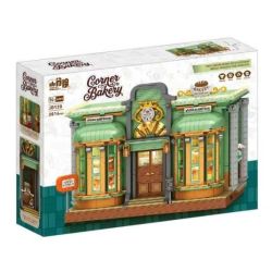 SMALL ANGLE JD120 TIỆM BÁNH CHÂU bộ đồ chơi xếp lắp ráp ghép mô hình Creator COINER BAKEY Sáng Tạo 2014 khối