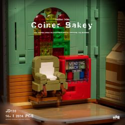 SMALL ANGLE JD120 TIỆM BÁNH CHÂU bộ đồ chơi xếp lắp ráp ghép mô hình Creator COINER BAKEY Sáng Tạo 2014 khối