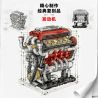 GISEGA G8908 8908 ĐỘNG CƠ FERRARI V8 bộ đồ chơi xếp lắp ráp ghép mô hình Technic FE V8 SUPERCAR ENGINE Kỹ Thuật Công Nghệ Cao Mô Hình Phương Tiện 538 khối
