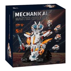 PL003 ROBOT LẬP TRÌNH NĂM BIẾN bộ đồ chơi xếp lắp ráp ghép mô hình Technic MASTER CODE 003 Kỹ Thuật Công Nghệ Cao Mô Hình Phương Tiện 689 khối