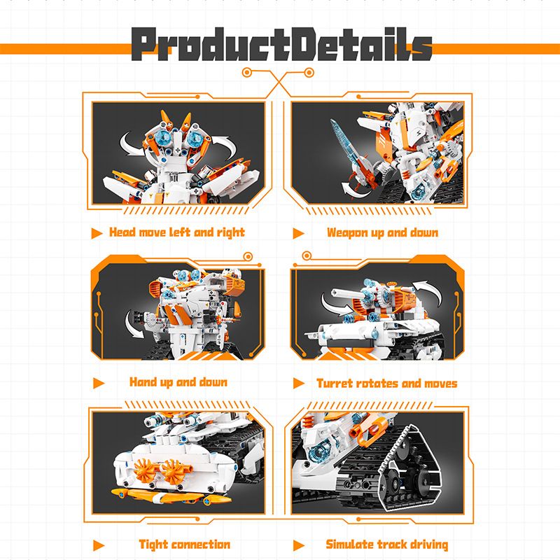 PL003 ROBOT LẬP TRÌNH NĂM BIẾN bộ đồ chơi xếp lắp ráp ghép mô hình Technic MASTER CODE 003 Kỹ Thuật Công Nghệ Cao Mô Hình Phương Tiện 689 khối