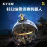 TAKUKI T1118 1118 ROBOT TRINH SÁT ĐƯỢC LẬP TRÌNH KHOA HỌC VIỄN TƯỞNG bộ đồ chơi xếp lắp ráp ghép mô hình Technic STEM ROBOOT Kỹ Thuật Công Nghệ Cao Mô Hình Phương Tiện