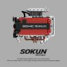 PIBO PB8861 8861 ĐỘNG CƠ MITSUBISHI 4G63T bộ đồ chơi xếp lắp ráp ghép mô hình Technic SOKUN 4G63 ENGINE Kỹ Thuật Công Nghệ Cao Mô Hình Phương Tiện
