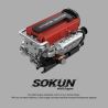 PIBO PB8861 8861 ĐỘNG CƠ MITSUBISHI 4G63T bộ đồ chơi xếp lắp ráp ghép mô hình Technic SOKUN 4G63 ENGINE Kỹ Thuật Công Nghệ Cao Mô Hình Phương Tiện
