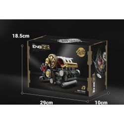 EIKEE Y15010 15010 H6 ĐỘNG CƠ HÚT KHÍ TỰ NHIÊN NẰM ĐỐI DIỆN bộ đồ chơi xếp lắp ráp ghép mô hình Technic PSJ PISTON H6 ENGINE Kỹ Thuật Công Nghệ Cao Mô Hình Phương Tiện 879 khối