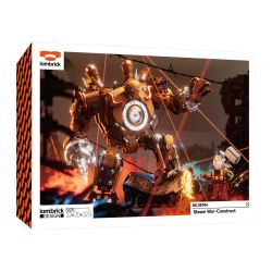 IAMBRICK 40213 ĐỐI TÁC CHIẾN ĐẤU HƠI NƯỚC bộ đồ chơi xếp lắp ráp ghép mô hình STEAM WAR-CONSTRUCT 1777 khối