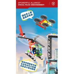 FORANGE FC3340 3340 TRẠM CỨU HỎA QUỸ ĐẠO bộ đồ chơi xếp lắp ráp ghép mô hình City Thành Phố 651 khối