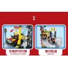 FORANGE FC3340 3340 TRẠM CỨU HỎA QUỸ ĐẠO bộ đồ chơi xếp lắp ráp ghép mô hình City Thành Phố 651 khối