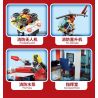 FORANGE FC3340 3340 TRẠM CỨU HỎA QUỸ ĐẠO bộ đồ chơi xếp lắp ráp ghép mô hình City Thành Phố 651 khối