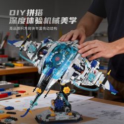 WEKKI 506702 506703 BIÊN NIÊN SỬ BIỂN MANTA RAY bộ đồ chơi xếp lắp ráp ghép mô hình MANTA-03