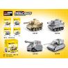 DECOOL BRICKCOOL 22102 22103 22104 22101 XE KÉO THÙNG MINI 4 LOẠI bộ đồ chơi xếp lắp ráp ghép mô hình Military Army Quân Sự Bộ Đội