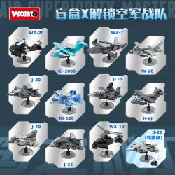 WOMA C1004 1004 AIR OVERLORD BLIND BOX 12 MẪU bộ đồ chơi xếp lắp ráp ghép mô hình Military Army Quân Sự Bộ Đội 660 khối