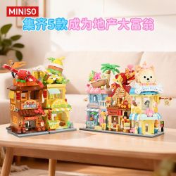 KEEPPLEY K28038 28038 CHẾ ĐỘ XEM PHỐ MÙA 8 QUÁN SINH TỐ DỪA bộ đồ chơi xếp lắp ráp ghép mô hình 362 khối