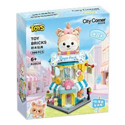 KEEPPLEY K28039 28039 CHẾ ĐỘ XEM PHỐ ĐẦY MÀU SẮC PHẦN 8 TRUNG TÂM ĐỜI SỐNG THÚ CƯNG DỄ THƯƠNG bộ đồ chơi xếp lắp ráp ghép mô hình 366 khối