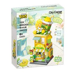 KEEPPLEY K28041 28041 PHỐ SẮC MÀU MÙA 8 TRÀ CHANH SÔI ĐỘNG bộ đồ chơi xếp lắp ráp ghép mô hình 344 khối