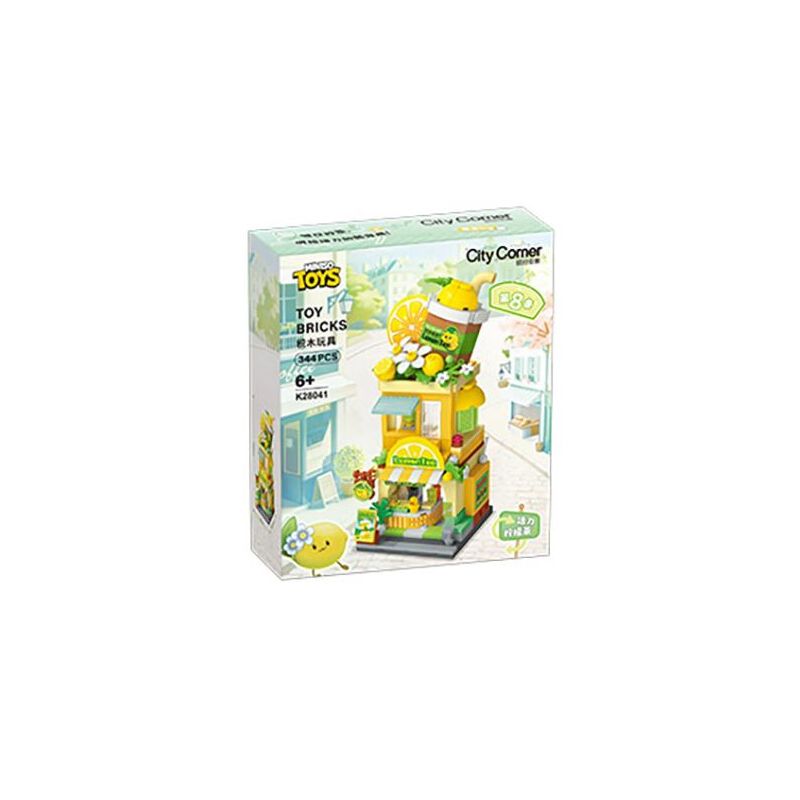 KEEPPLEY K28041 28041 PHỐ SẮC MÀU MÙA 8 TRÀ CHANH SÔI ĐỘNG bộ đồ chơi xếp lắp ráp ghép mô hình 344 khối