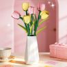 JIESTAR X88071 88071 HOA TULIP bộ đồ chơi xếp lắp ráp ghép mô hình Creator Sáng Tạo 186 khối