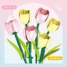 JIESTAR X88071 88071 HOA TULIP bộ đồ chơi xếp lắp ráp ghép mô hình Creator Sáng Tạo 186 khối