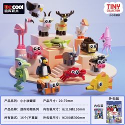 DECOOL BRICKCOOL 77112 LITTLE COLLECTOR SỞ THÚ MINI 16 LOẠI bộ đồ chơi xếp lắp ráp ghép mô hình Creator TINY COLLECTION Sáng Tạo