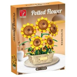 GAOMISI T2120 2120 CÂY CẢNH HƯỚNG DƯƠNG bộ đồ chơi xếp lắp ráp ghép mô hình Creator SUNFLOWER Sáng Tạo 861 khối