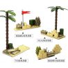Kazi KY84042 84042 KY84043 84043 KY84044 84044 KY84045 84045 Xếp hình kiểu  MILITARY ARMY 4 In 1 Mammoth Tank Xe Tăng 4 Trong 1 gồm 4 hộp nhỏ 1242 khối