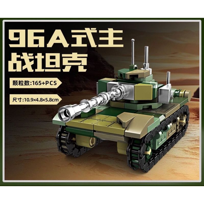 Kazi KY8310 8310 XE TĂNG CHIẾN ĐẤU CHỦ LỰC TRÊN BỘ 9 TRONG 1 bộ đồ chơi xếp lắp ráp ghép mô hình Military Army Quân Sự Bộ Đội